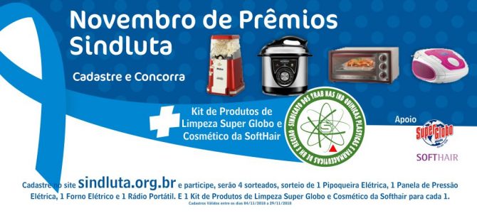 Novembro de Prêmios Sindluta Novembro de Prêmios Sindluta